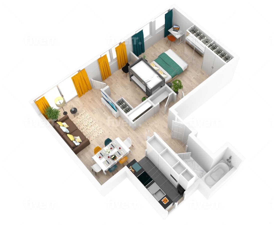 Center Of Antwerp, Fully Equipped, Train Station Apartment Bagian luar foto